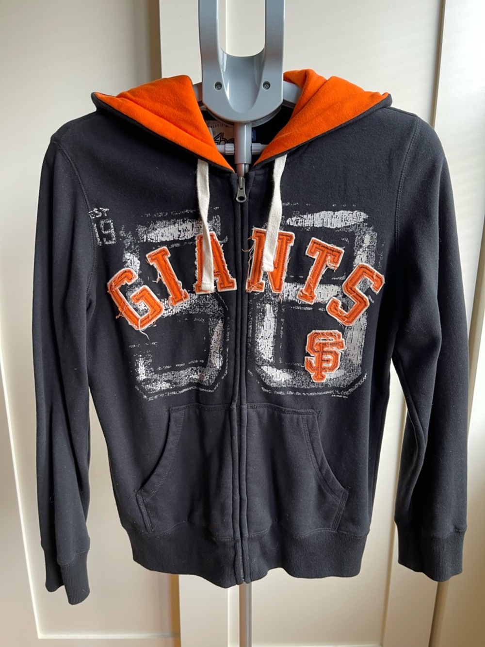 San Francisco Giants Black & Orange Zip Hoodie